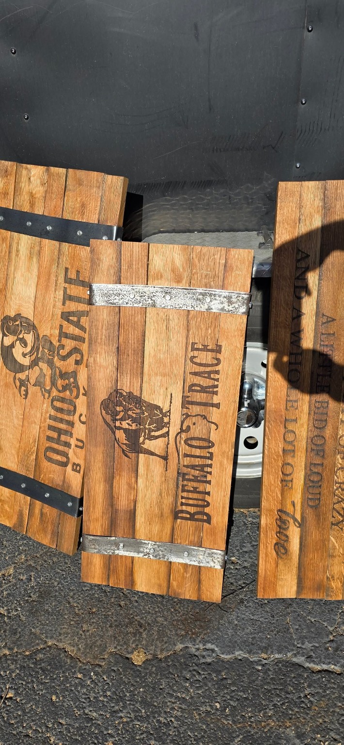 Barrel stave chairs
