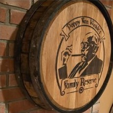 Engraved barrel head detail