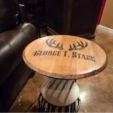 George T. Stagg barrel table