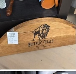 Buffalo Trace barrel sign