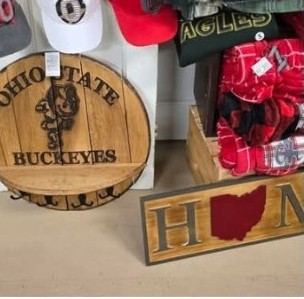 Ohio State barrel head